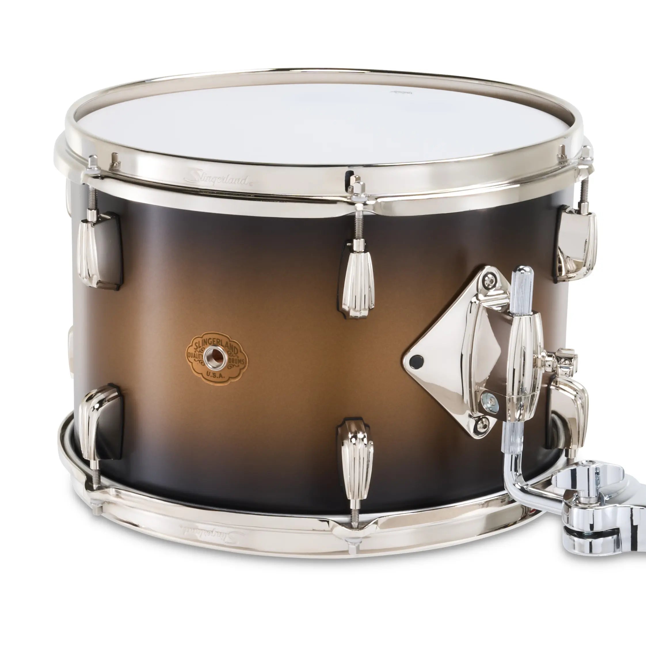 Slingerland Radio King 4pc Drum Set 18/12/14/14 Black & Gold Lacquer